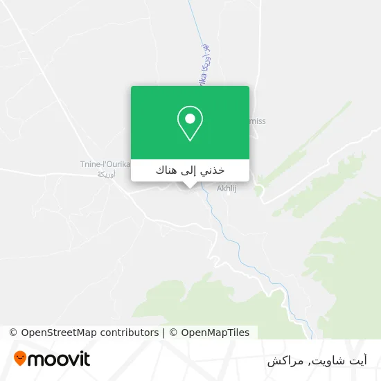 خريطة أيت شاويت