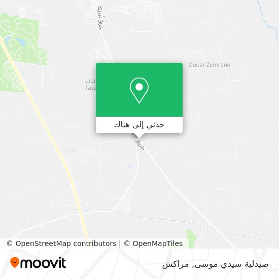 خريطة صيدلية سيدي موسى