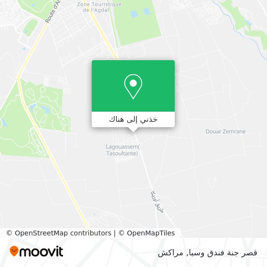 خريطة قصر جنة فندق وسبا