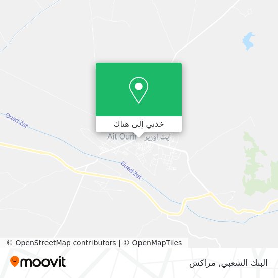 خريطة البنك الشعبي