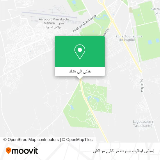 خريطة إسباس فيتاليت شينوت مراكش