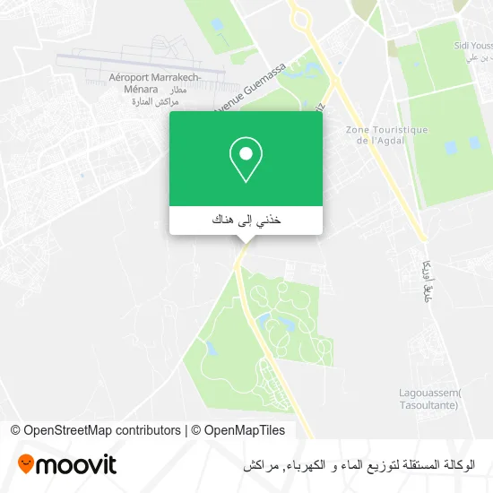 خريطة الوكالة المستقلة لتوزيع الماء و الكهرباء