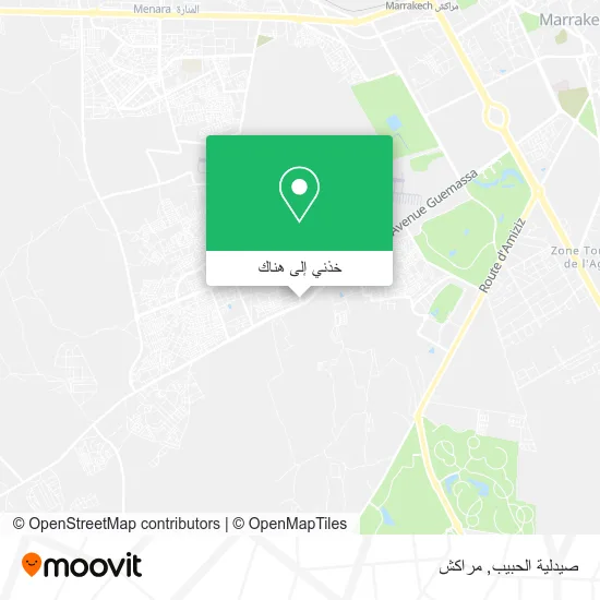 خريطة صيدلية الحبيب