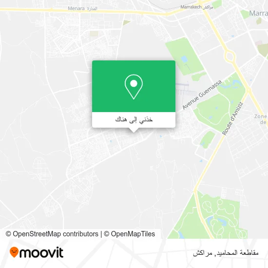 خريطة مقاطعة المحاميد