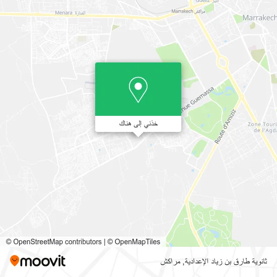 خريطة ثانوية طارق بن زياد الإعدادية