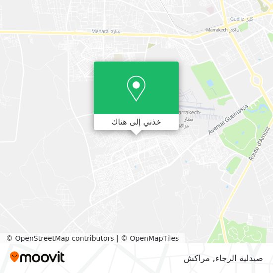خريطة صيدلية الرجاء