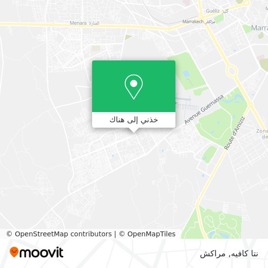 خريطة نتا كافيه