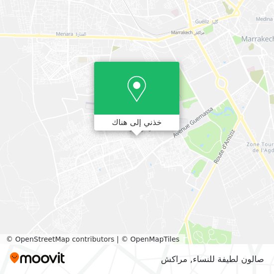 خريطة صالون لطيفة للنساء