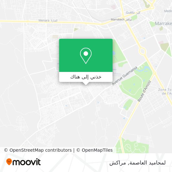 خريطة لمحاميد العاصمة