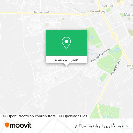 خريطة جمعية الأخوين الرياضية