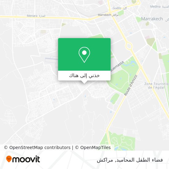 خريطة فضاء الطفل المحاميد