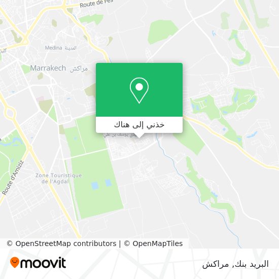 خريطة البريد بنك