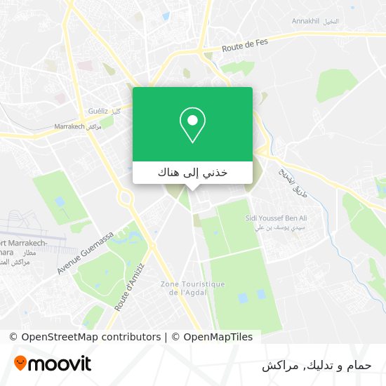 خريطة حمام و تدليك