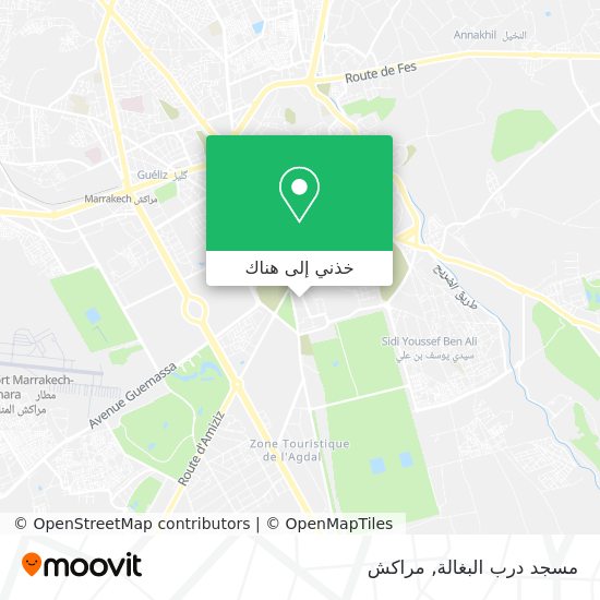 خريطة مسجد درب البغالة