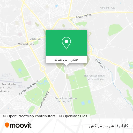 خريطة كازانوفا شوب