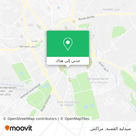 خريطة صيدلية القصبة