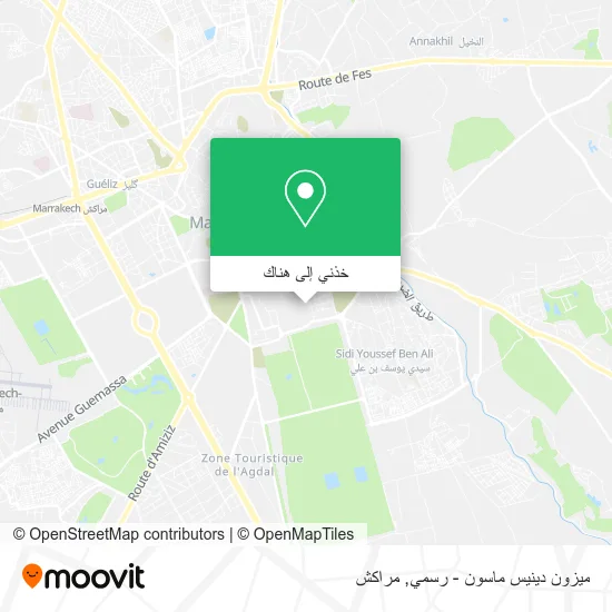 خريطة ميزون دينيس ماسون - رسمي