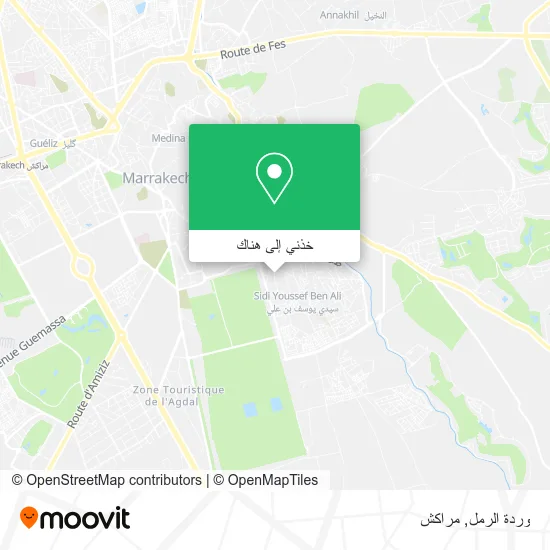 خريطة وردة الرمل
