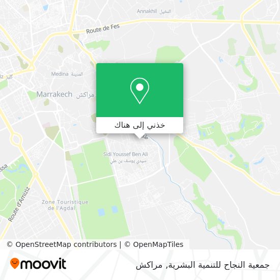 خريطة جمعية النجاح للتنمية البشرية