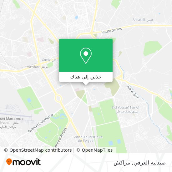 خريطة صيدلية الغرفي