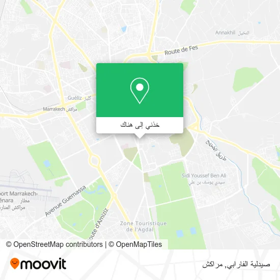 خريطة صيدلية الفارابي