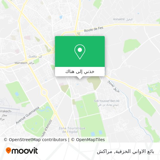 خريطة بائع الاواني الخزفية