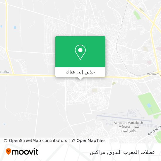 خريطة عطلات المغرب البدوي