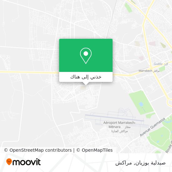 خريطة صيدلية بوزيان