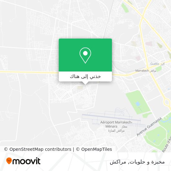 خريطة مخبزة و حلويات