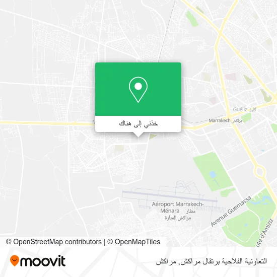 خريطة التعاونية الفلاحية برتقال مراكش
