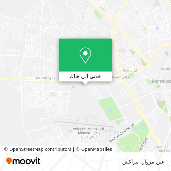 خريطة عين مزوار
