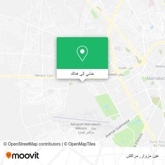 خريطة عين مزوار