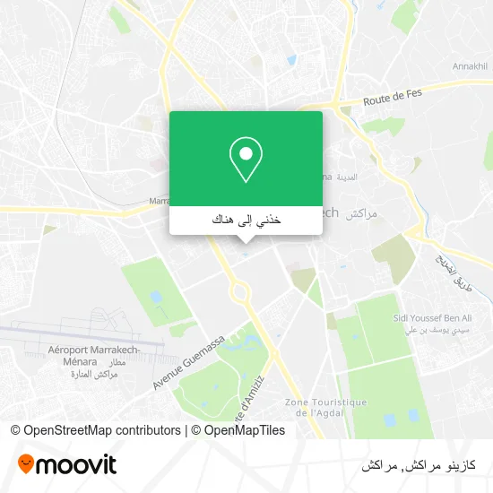 خريطة كازينو مراكش