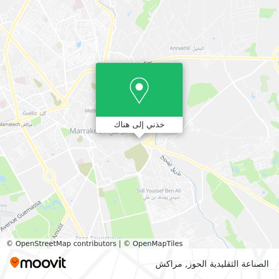 خريطة الصناعة الثقليدية الحوز