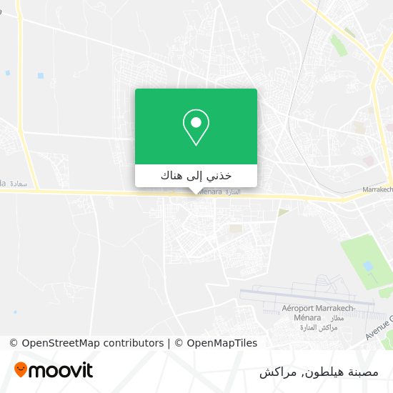 خريطة مصبنة هيلطون
