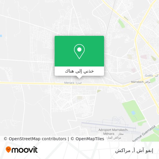 خريطة إنفو آش أ