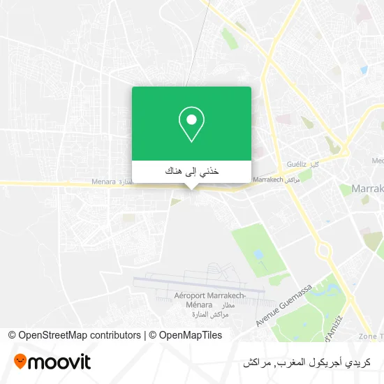 خريطة كريدي أجريكول المغرب