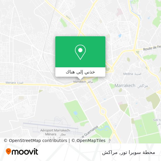 خريطة محطة سوبرا تور