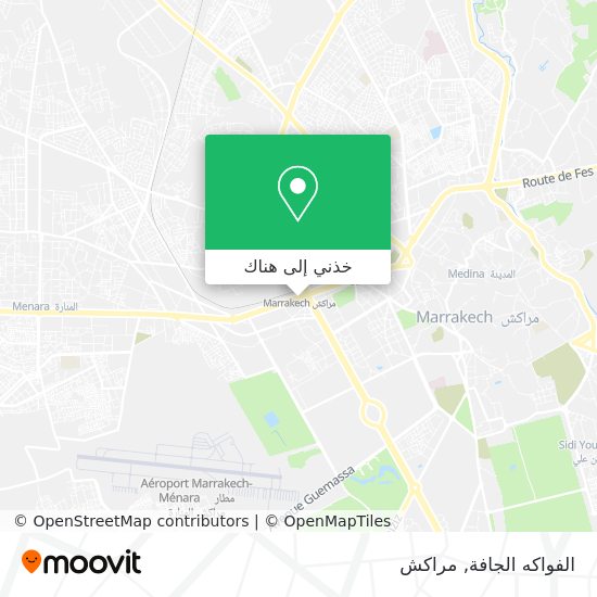 خريطة الفواكه الجافة