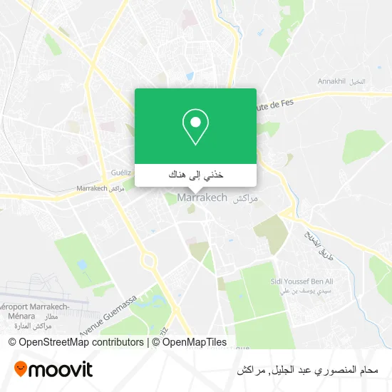 خريطة محام المنصوري عبد الجليل