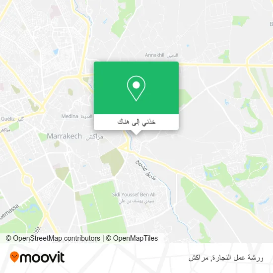 خريطة ورشة عمل النجارة
