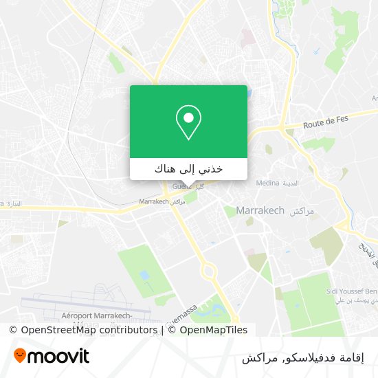خريطة إقامة فدفيلاسكو