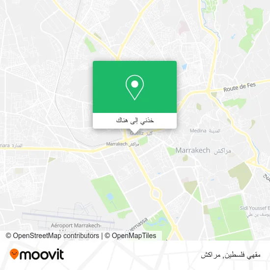 خريطة مقهي فلسطين