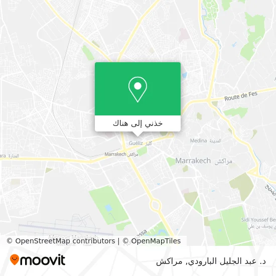 خريطة د. عبد الجليل البارودي