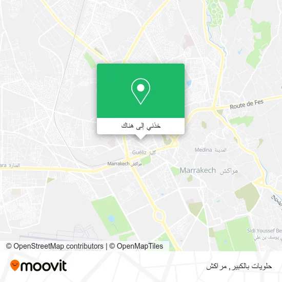 خريطة حلويات بالكبير