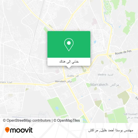 خريطة مهندس بوستا أحمد خليل