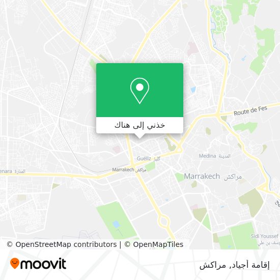 خريطة إقامة أجياد