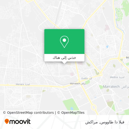 خريطة فيلا دا طاووس