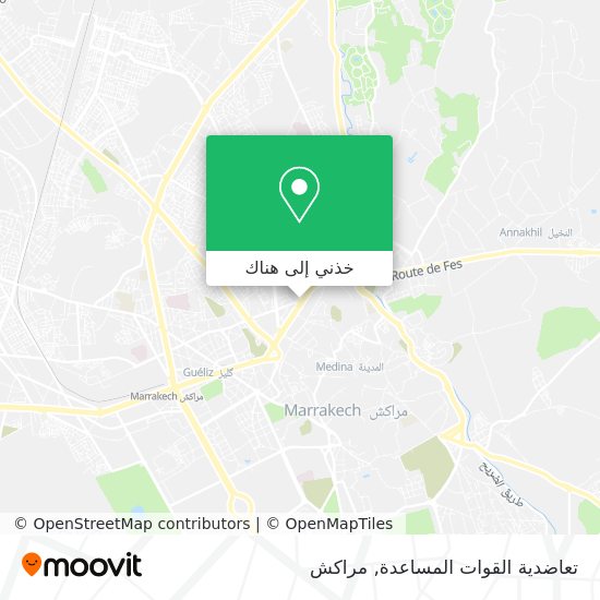 خريطة تعاضدية القوات المساعدة