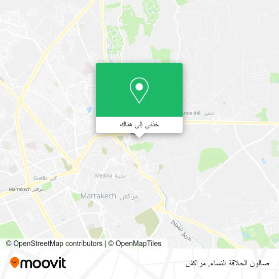خريطة صالون الحلاقة النساء